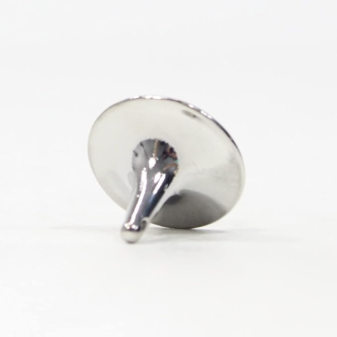 Zeekio The Tiny Top Really Small Spin Top - Insane Spin Times (Silver)