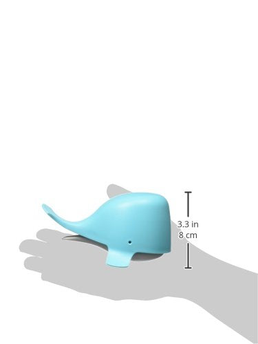 Boon Chomp Whale Bath Toy - Interactive Baby Bath Toys for Sensory Fun - Sensory Toddler Toys for Bath Time - Baby Gifts and Toddler Water Toys - Aqua - Ages 12 Months and Up