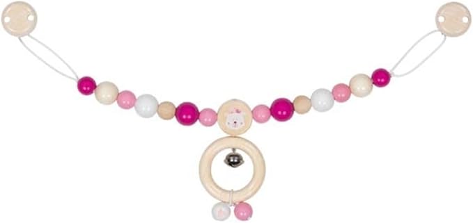 goki 65266 Pram Chain Polar Bear with Clips