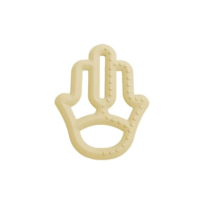 MinikOiOi Toothee 100% Silicone Teether 3m+ (Yellow)