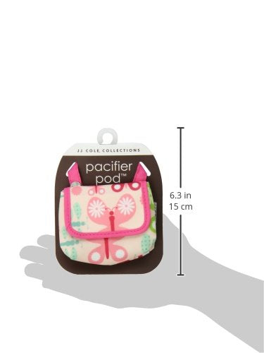 Jj Cole Pacifier Pod, Pink Flutter