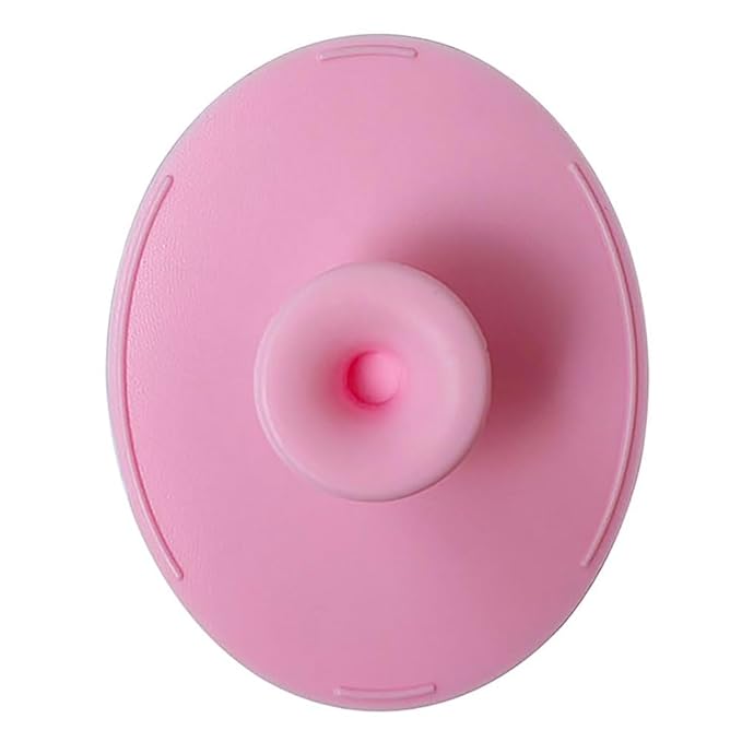 Baby Bath Brush, Baby Cradle Cap Brush, Silicone Massage Brush, Baby Comb, Children's Comb(3pcs) (Pink)