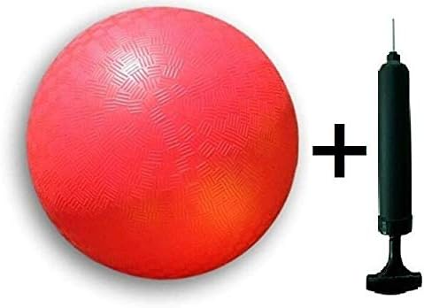 Toys+ 8.5 Inch Colorful Playground Ball + Pump