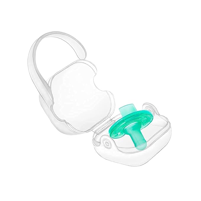 Pacifier Case Pacifier Holder Case Pacifier Clip Binky Holder Case Pacifier Box Pacifier Accessories 2 Pack Clear Hook Design