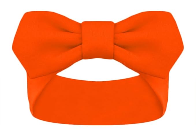 Creative Knitwear Auburn Tigers Infant Girls Orange Solid Hair Knot Headband Embroidered Logo - Size Newborn - 4T