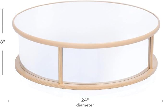 Kaplan Early Learning Curious Crawler Mirrored Play Table | Shatter-Resistant Acrylic Mirrors | Self-Awareness, Self-Esteem, Intellectual Curiosity, Cognitive Development for Infants Toddlers | 6+ Mon