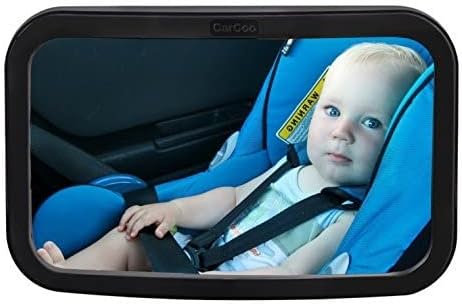 Baby Car Mirror by CarCoo - baby back seat mirror rear facing, best car seat convex mirror for baby view