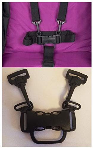 Replacement Parts/Accessories to fit Bugaboo Strollers and Car Seats Products for Babies, Toddlers, and Children (Buckle w Clips)