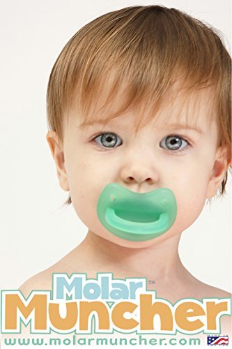 Infant Baby Toddler Hands Free Teether by eZtotZ - Non Toxic Soothing Silicone - BPA Free - Made in USA - Soothes Entire Gum Line for 6 Months+ Teething