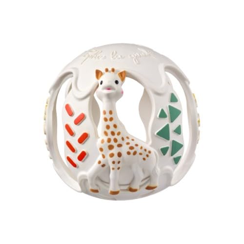 Sophie la girafe Sensory Teething Ball | Easy to Grasp | Designed with Natural Rubber to Soothe & Awaken Baby's Sense of Touch