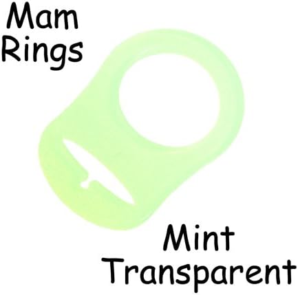 10 MAM Ring Button Style Pacifier Adapter (Mint)