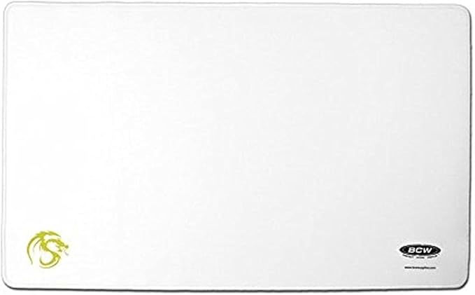 BCW White Play Mat with Stitched Edging