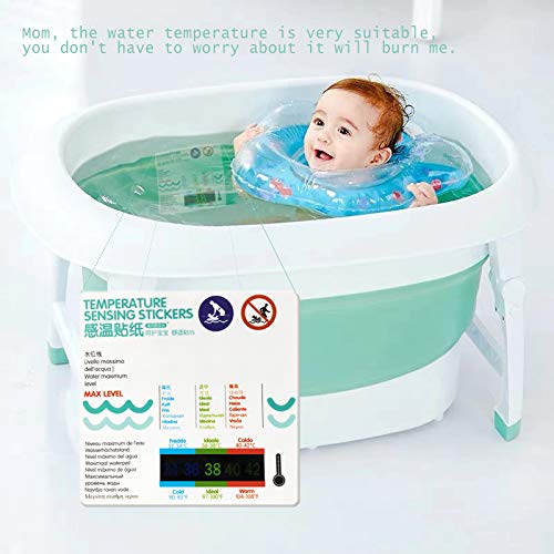 Thermometer for Kids Bath Thermometer 2 Pack,Safety Liquid Crystal Material(No Mercury,No Glass),More Scientific and Accurate Data, Easy to Use,Waterproof (Water Temperature Stickers)