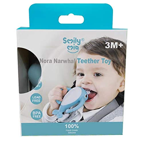 Best Baby Toy for 4Months Baby, Baby Teething Toys for 3-6 6-12 Months, Teething Relief Toys, Food Grade Silicone Montessori Baby Teether Toy for 3-6months, Sensory Toys for Teething Babies, Purple