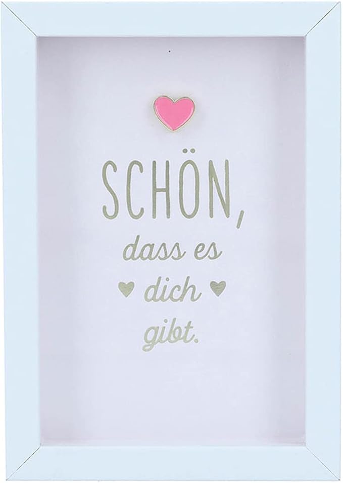 Depesche Compliment Photo Frame - Pink - 3.3" x 2.3" x 0.75" (11625-046)