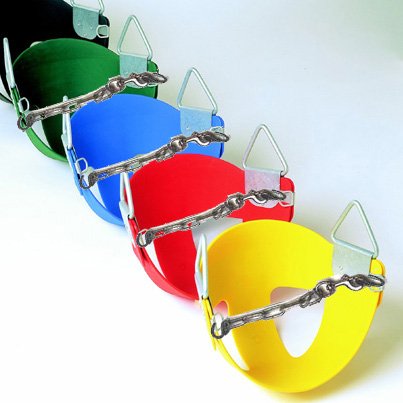 Baby Toddler Half Bucket Seat + Free Chain Link (Yellow)