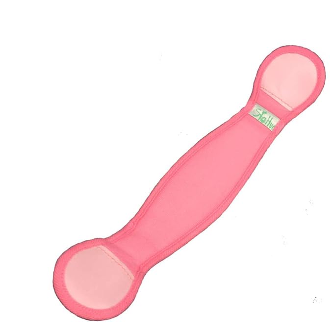 Toddler Car Seat Head Support Neck Pillow Strap - Kids and Baby Safety Neck Relief Head Support Band Sleep Strap with Adjustable Belt, Pink