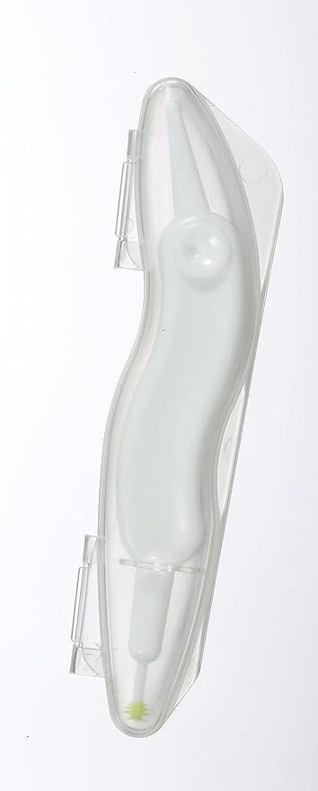 Green Bell Baby Nose Tweezers and Cleaning Brush with Case BA-002