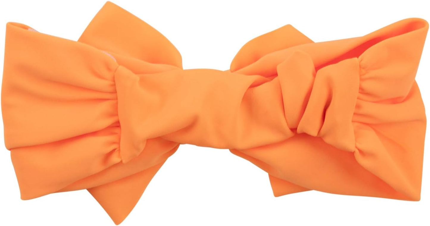 RuffleButts® Girls Swim Bow Headband