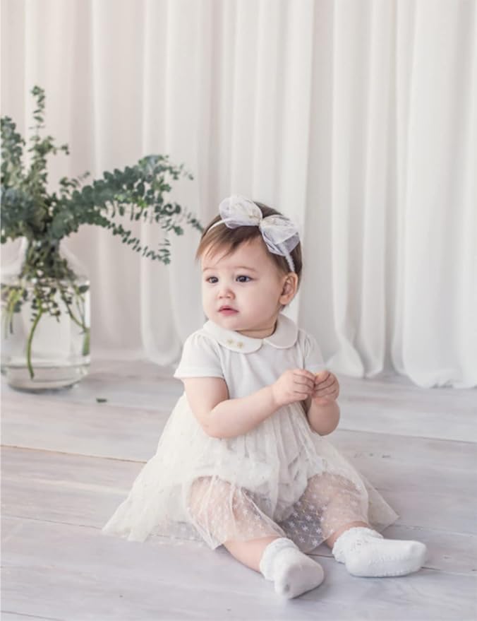 Bethynas Baby Girls Cute Bow-knot Headband Soft Lace Floral Hairbands Newborn Infant Toddlers Kids Hair Accessories (Style 11)