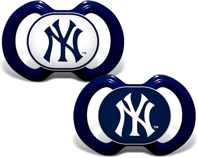 Nyy2000: New York Yankees Pacifier 2-Pack
