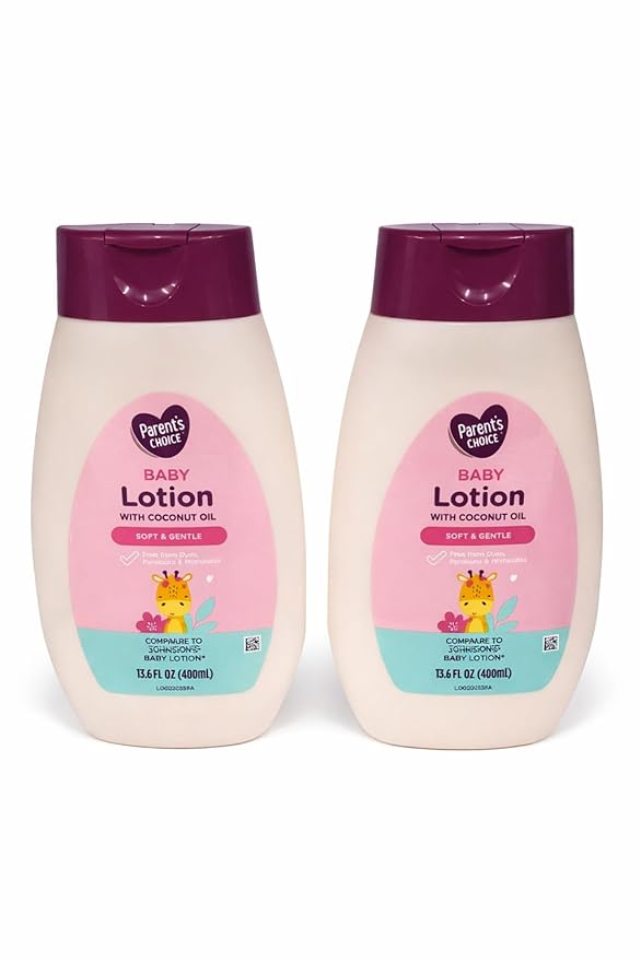 baby lotion with coconut oil sopt & gentle (13 fl oz / 400ml) pack of 2
