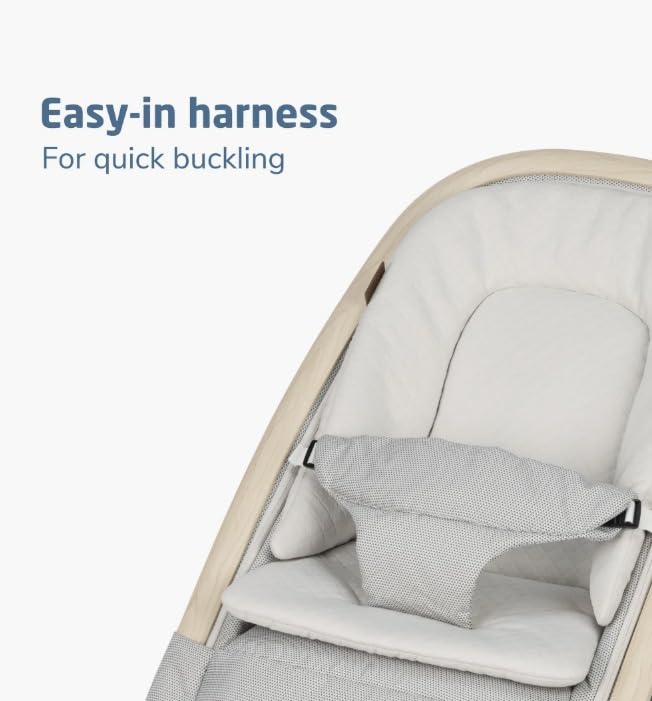 Maxi-COSI Kori 2-in-1 Baby Bouncer Seat for Infants, Baby Rocker Chair, Portable Baby Bouncer, Onyx Sand