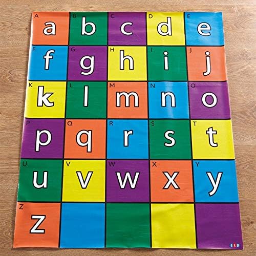 TTS Bee Bot and Blue Bot Alphabet Baby Floor Mat,Super Soft Non-Slip Large ABC Rug for Classroom,Playroom,Easy to Clean,Model: IT00853