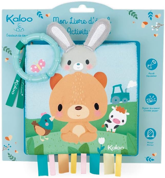 Kaloo - Choo - Choo at the Farm Fabric Activity Book - 0 Months + - K971800