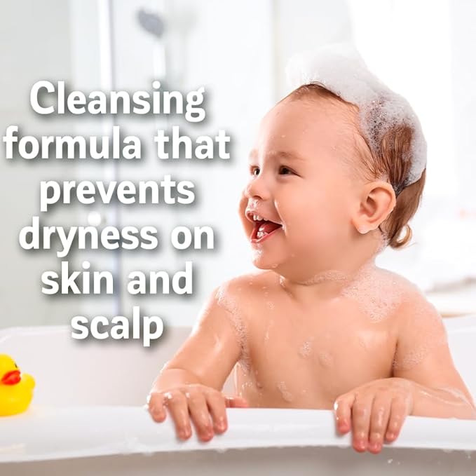Zermat Hair and Body Shampoo, Shampoo for babies, Cleansing formula that prevents dryness on skin and scalp, and is totally irritation-free. 5.07 Fl. Oz.