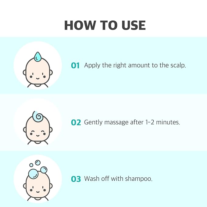 kori in J island Baby Scalp Cleansing│Baby Bath Essentials│Scalp Brush│koriinj Clear White