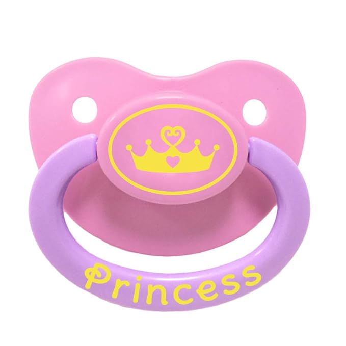 Big Sized Pacifier for Big Babies, Large Handle, Large Shield, Princess