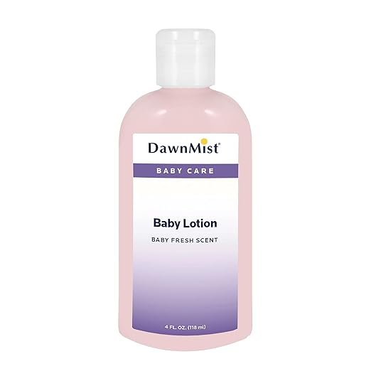 Dukal Dawn Mist Baby Lotion with Dispensing Cap, 4 oz. Bottle (Pack of 96)