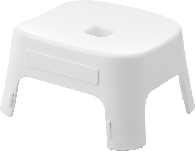 Yamazaki SH13 Magnetic Bath Chair, For Kids, White, W10.0 x D8.3 x Height 5.1 inches (25.5 x 21 x 13 cm), Tower Tower Bath Chair, Bath Chair, For Kids, Toddlers, Easy to Dry 1852