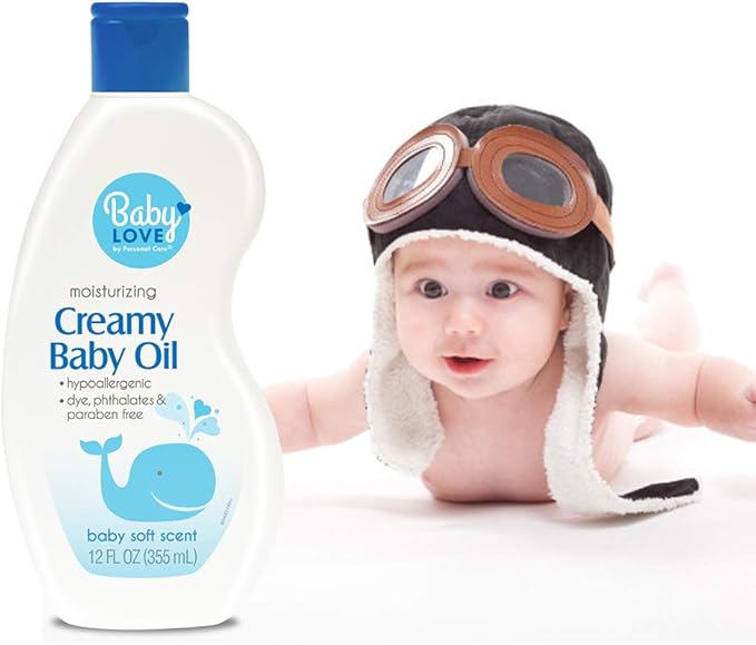 Soft & Soothing Baby Oil, 12 Ounce