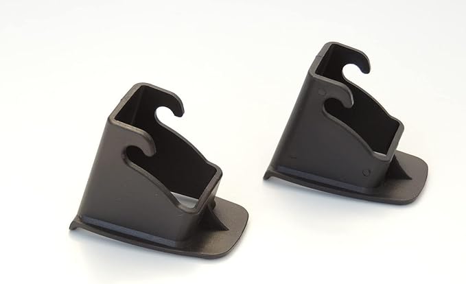 1 Pair Car Seat Isofix Guide Groove Car Child Seat ISOFIX Locater Guide Universal Fit Black