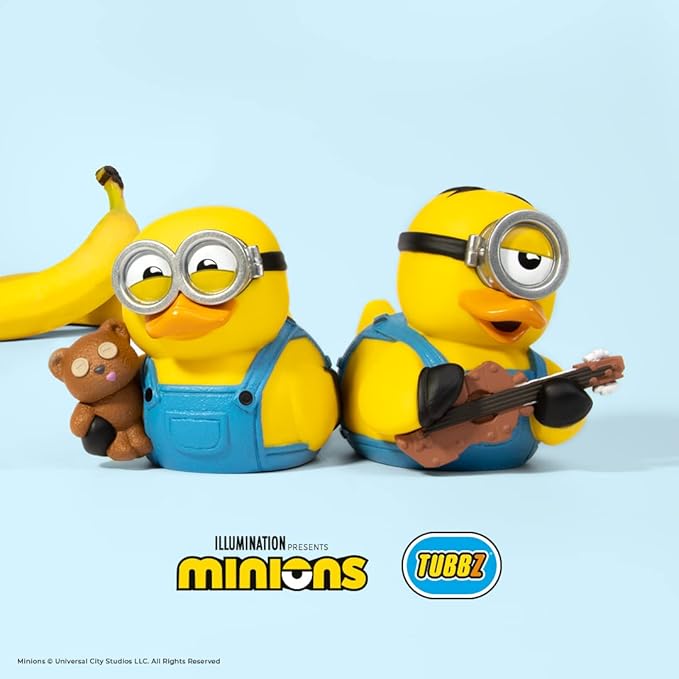 TUBBZ Minions Bob Collectible Duck Figurine - Official Despicable Me 4 Minions Merchandise - Unique Limited Edition Collectors Vinyl Gift