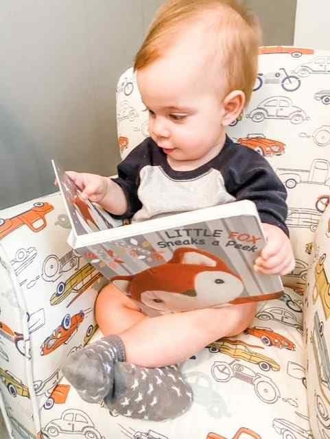 Mary Meyer Leika Baby Board Book, 6 x 6-Inches, Little Fox