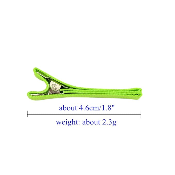 inSowni 20 Pack 1.8" Fully Lined DIY Alligator Hair Clips Barrettes for Baby Girls Toddlers