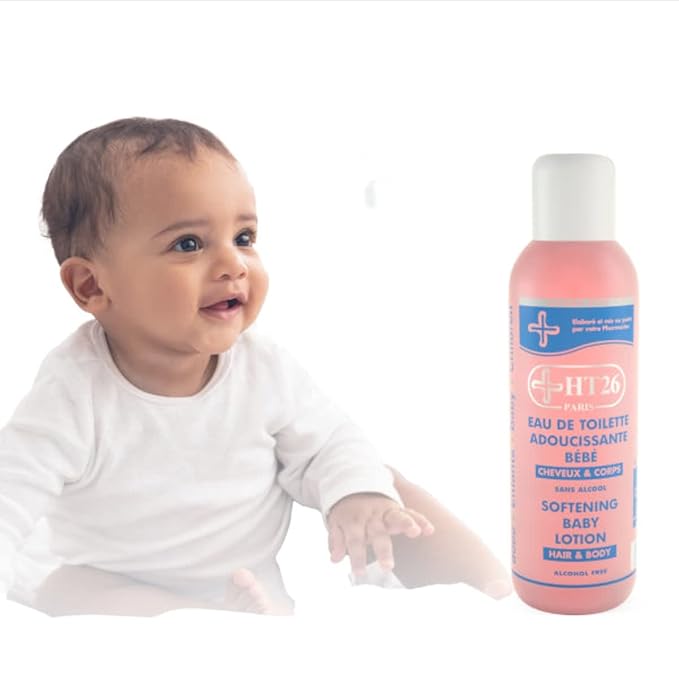 HT26 PARIS Baby Lotion - Gentle Moisturizing & Softening Formula for Sensitive Skin - 16.9 fl oz (500ml)