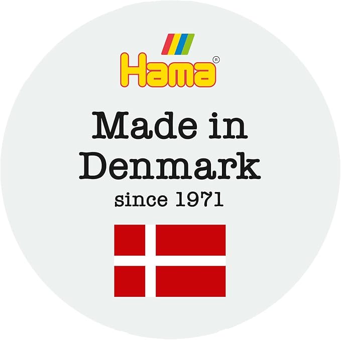 Hama - Blister Pack of 2 Plates: Heart and Star for Ironing Beads Size Maxi - Creative Activities 8105 Transparent