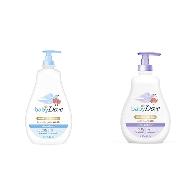 Baby Dove Tip to Toe Body Wash and Shampoo and Calming Nights Body Wash and Shampoo