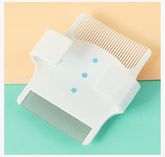 Cradle Cap Brush and Comb, Cradle Cap Brush Safe Baby's Scalp Brush with Soft Rubber Bristles, Help Gently Massage Care Scalp