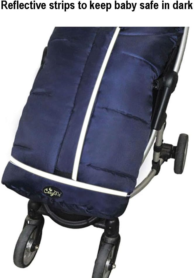 3in1 Baby Sleeping Bag Adaptable for Toddler Strolllers Buggy Pushchair,Cozy Toes, Comfortable,Length Adjustable,Practical Design Makes Us Outstanding,6-36M,Navy Blue