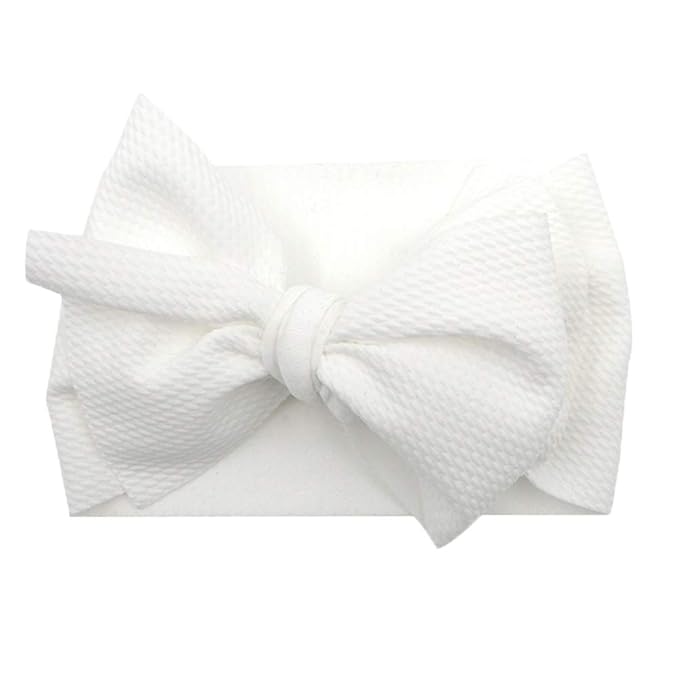 Baby Headbands for Girls Nylon Hair Bows Turban Knotted Headwraps for Newborn Infant Toddlers Kids (PR20)