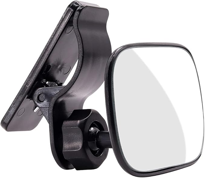 Baby Car Mirror, Universal Car Interior Rearview Baby Mirror for Car with Wide Angle Convex Mirror, 360 Degree Adjustable Easily Observe the Baby’s Move, Clip-on Sun Visor