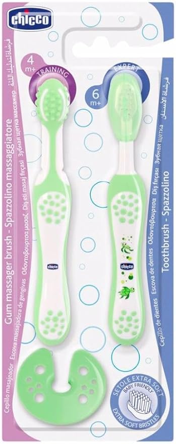 Chicco Green Learning Brush 4 Months & Up