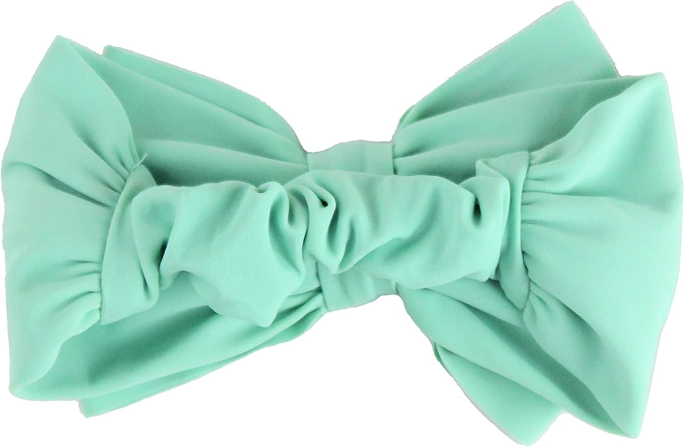 RuffleButts® Girls Swim Bow Headband