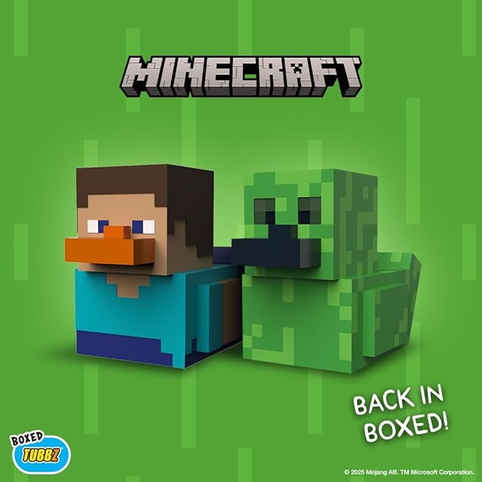 TUBBZ Boxed Edition: Minecraft - Cosplaying Rubber Duck Vinyl Figure