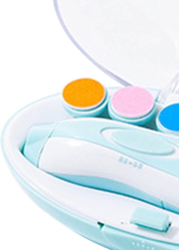 Baby Nail Clippers Baby Nail File Kit Additional Replacement Heads Newborn Toddler Toes and Fingernails Trim and Polis